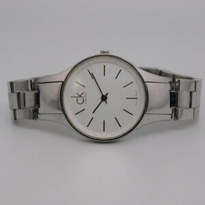 Calvin Klein K43231 Sapphire Crystal Quartz Analog Women's Watch New Battery